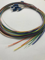  پیگتیل فیبر نوری  12 رنگ SM LC/UPC 0.9mm 1.5M G.652D CC  